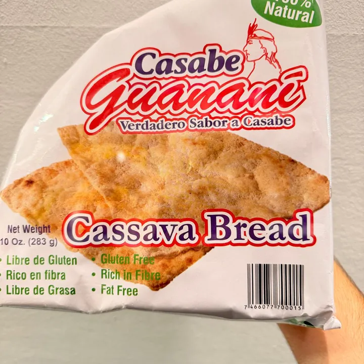 Casabe Guananí, pan de yuca crujiente