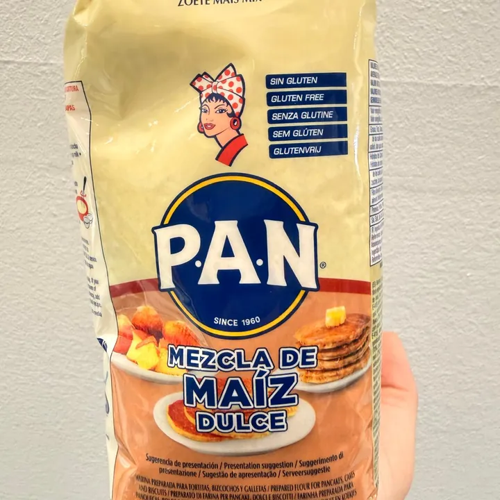 Harina PAN mezcla de maíz dulce para cachapas