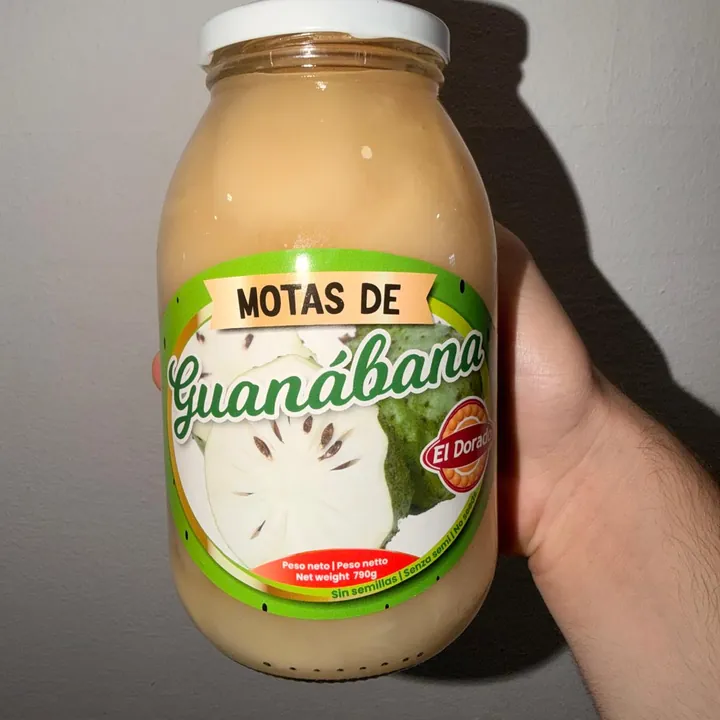 Motas de guanábana El Dorado en almíbar