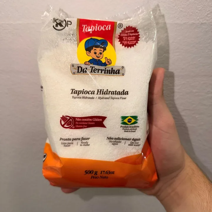 Tapioca hidratada Da Terrinha 500 g